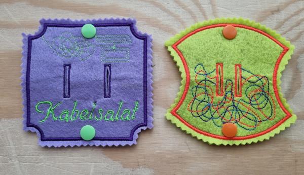 ITH-Stickdatei Kabeltasche Kabelsalat